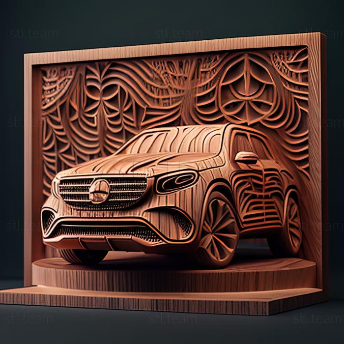 3D модель Mercedes Benz EQC (STL)